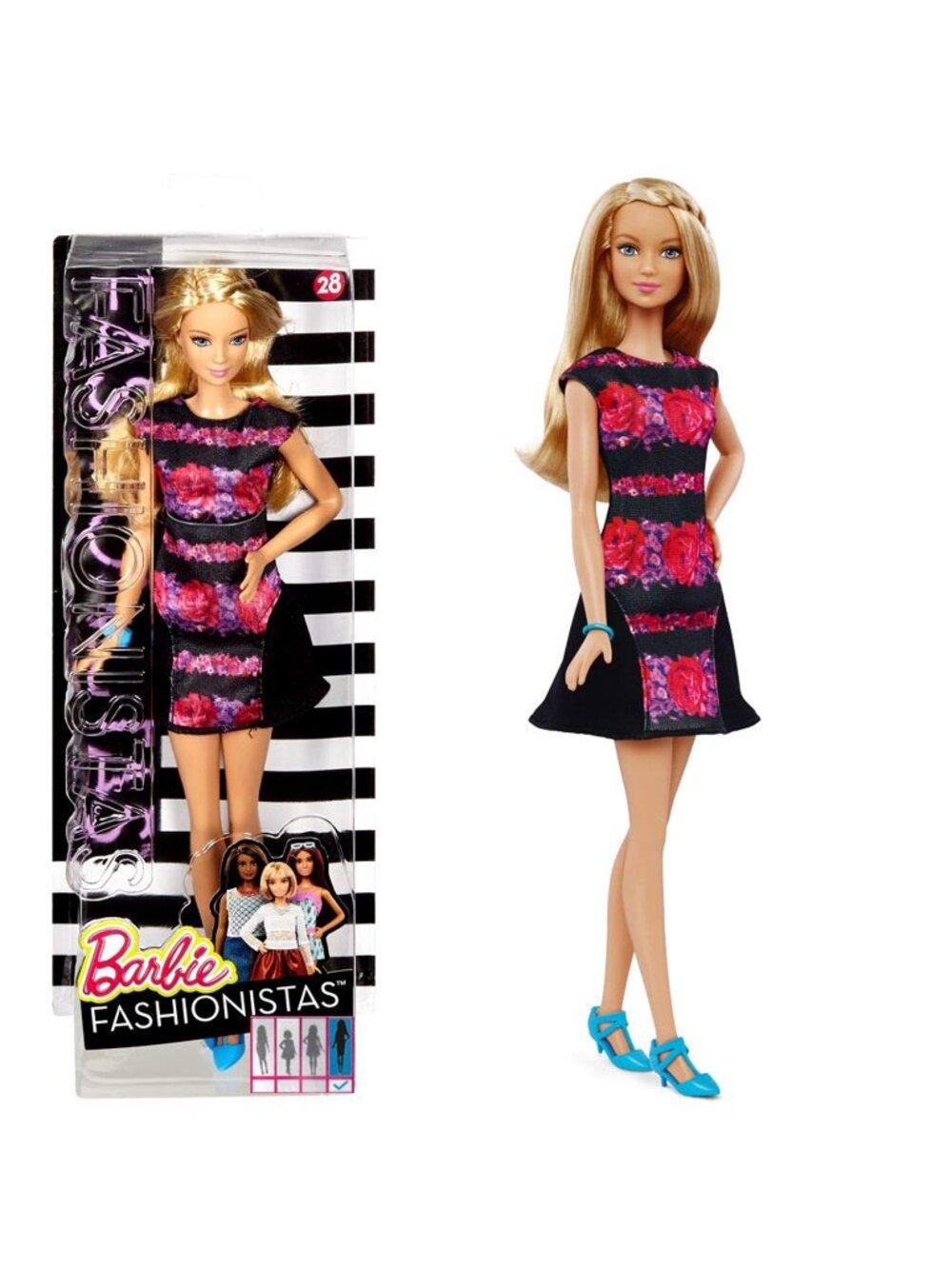 Mattel: Barbie Fashionistas Doll 28 Floral Flair - Tall